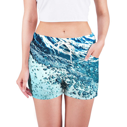 Женские шорты Wave Pacific ocean / 3D-принт – фото 3