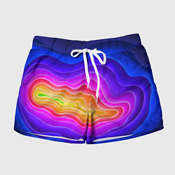 Женские шорты Растекание красок