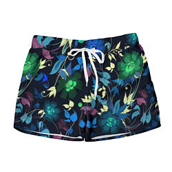 Женские шорты Color summer night Floral pattern