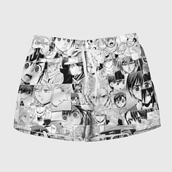 Шорты женские ID Вторжение паттерн, цвет: 3D-принт