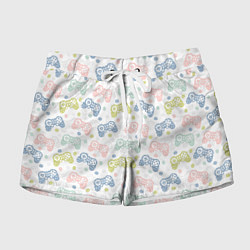 Женские шорты Геймпад в горошек