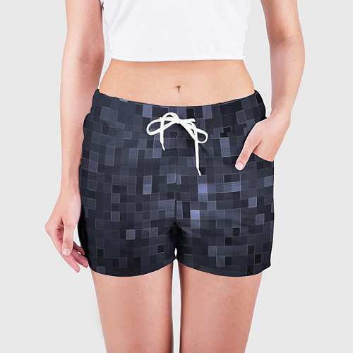 Женские шорты Minecraft block time / 3D-принт – фото 3