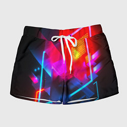 Женские шорты Neon stripes color