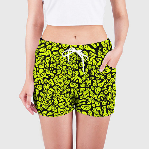 Женские шорты Toxic smile / 3D-принт – фото 3