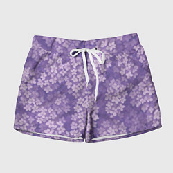 Женские шорты Цветы сирени