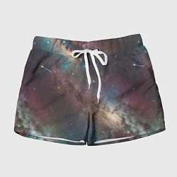 Шорты женские Бескрайняя Вселенная, цвет: 3D-принт