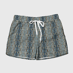 Шорты женские Мраморные цепи, цвет: 3D-принт
