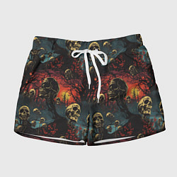 Шорты женские Нечистый дух, цвет: 3D-принт