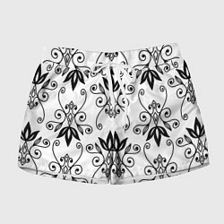 Шорты женские Royal Lily - pattern, цвет: 3D-принт