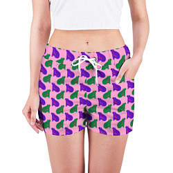 Шорты женские Животные капибары, цвет: 3D-принт — фото 2