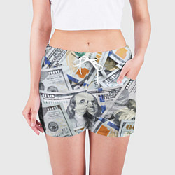 Шорты женские Сто зеленых, цвет: 3D-принт — фото 2