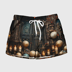 Шорты женские Витрина игрушечек, цвет: 3D-принт