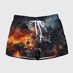 Женские шорты Взрыв камней и плит