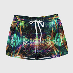 Шорты женские Медитативный арт, цвет: 3D-принт