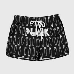 Шорты женские Punk pins, цвет: 3D-принт