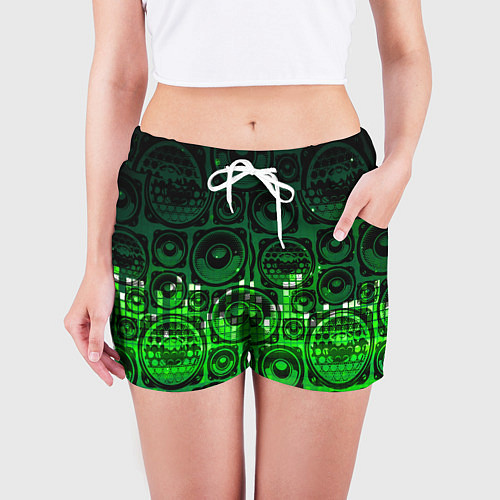 Женские шорты Эквалайзер и динамики / 3D-принт – фото 3