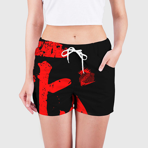 Женские шорты Shadow Warrior japan / 3D-принт – фото 3