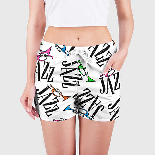 Женские шорты Just jazz in color / 3D-принт – фото 3
