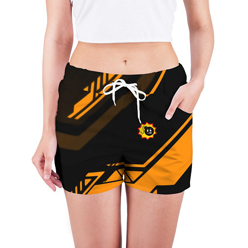 Женские шорты Serious Sam geometry / 3D-принт – фото 3