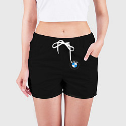 Шорты женские BMW auto logo, цвет: 3D-принт — фото 2