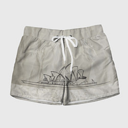 Шорты женские Сидней, цвет: 3D-принт