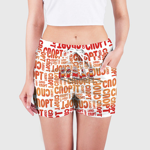 Женские шорты КролСпорт / 3D-принт – фото 3