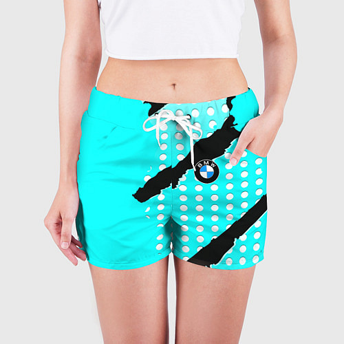 Женские шорты BMW sport краски / 3D-принт – фото 3
