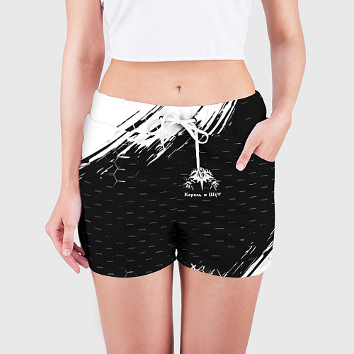Женские шорты Король и шут краски броня / 3D-принт – фото 3