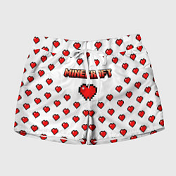 Шорты женские Minecraft любовь, цвет: 3D-принт