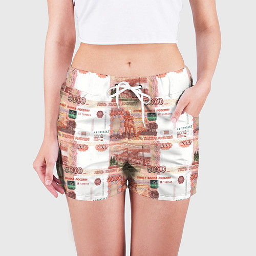 Женские шорты 5 000 рублей / 3D-принт – фото 3