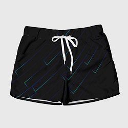 Женские шорты Color blue black