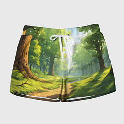 Шорты женские Fabulous forest, цвет: 3D-принт