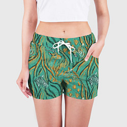 Шорты женские Сафари микс, цвет: 3D-принт — фото 2