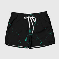 Женские шорты Color black turquoise
