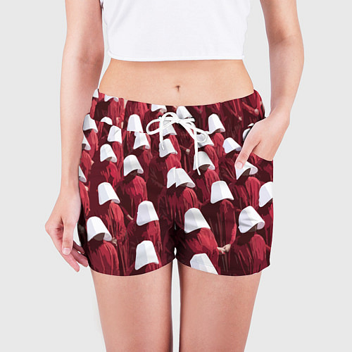 Женские шорты Рассказ служанки паттерн / 3D-принт – фото 3