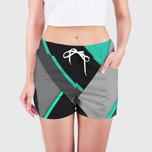 Женские шорты Multicoloured / 3D-принт – фото 3