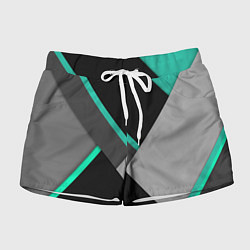 Шорты женские Multicoloured, цвет: 3D-принт