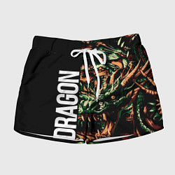 Женские шорты Татуировка дракона ирезуми