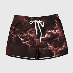 Женские шорты Lightning red