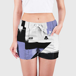 Шорты женские Дарт Вейдер Звездные войны, цвет: 3D-принт — фото 2