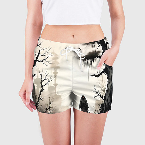 Женские шорты Путник / 3D-принт – фото 3