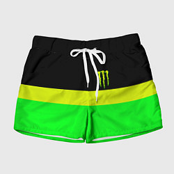 Женские шорты Monster energy полосы