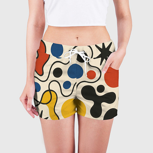 Женские шорты Пятна / 3D-принт – фото 3