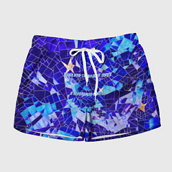Шорты женские Небо-лужа, цвет: 3D-принт