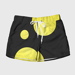 Шорты женские Лава лампа макро баланс абстракция, цвет: 3D-принт