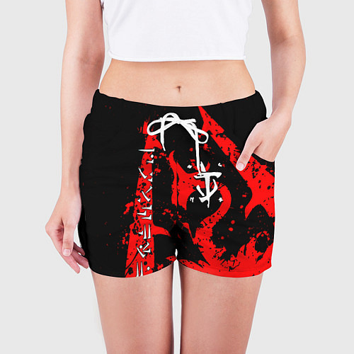 Женские шорты Doom dark age dragon / 3D-принт – фото 3