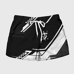 Шорты женские Doom geometry black, цвет: 3D-принт
