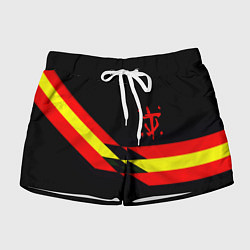 Шорты женские Doom геометрия, цвет: 3D-принт