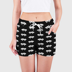 Шорты женские Автомобили, цвет: 3D-принт — фото 2