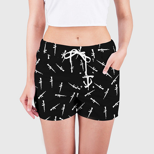 Женские шорты Doom army / 3D-принт – фото 3